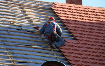 roof tiles Bibury, Gloucestershire